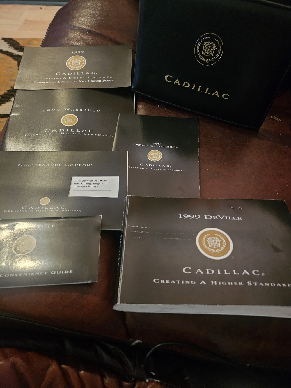 Cadillac 1999 DeVille Black Owner Literature Set